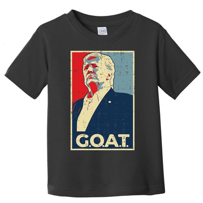 Trump 2024 S Goat Trump Poster 2024  Toddler T-Shirt