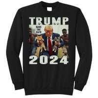 Trump 2024 Save The Cats Saying Debate Sweatshirt