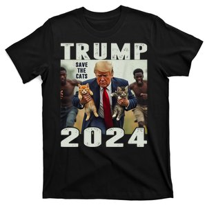 Trump 2024 Save The Cats Saying Debate T-Shirt