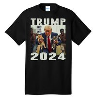 Trump 2024 Save The Cats Saying Debate Tall T-Shirt