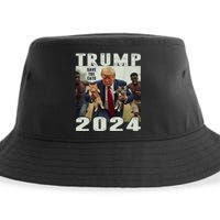 Trump 2024 Save The Cats Saying Debate Sustainable Bucket Hat