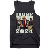 Trump 2024 Save The Cats Saying Debate Tank Top