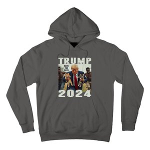 Trump 2024 Save The Cats Saying Debate Hoodie