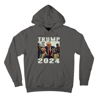 Trump 2024 Save The Cats Saying Debate Hoodie