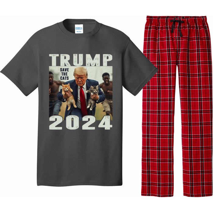 Trump 2024 Save The Cats Saying Debate Pajama Set