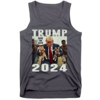 Trump 2024 Save The Cats Saying Debate Tank Top