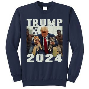 Trump 2024 Save The Cats Saying Debate Sweatshirt