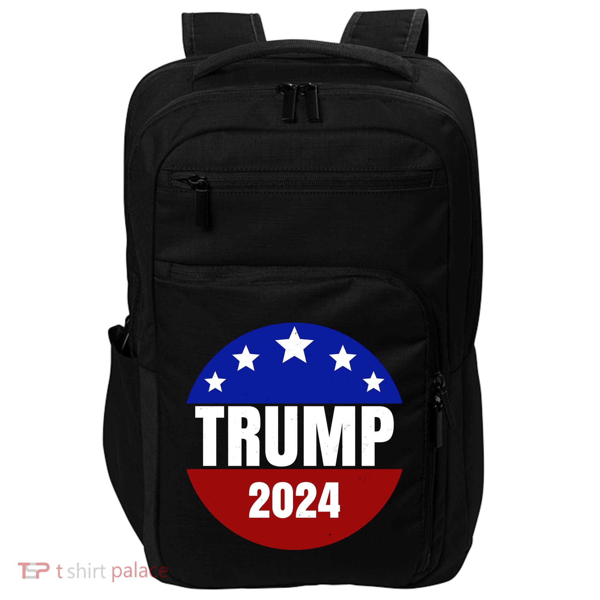 Trump 2024 Star Logo Impact Tech Backpack