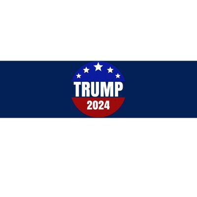 Trump 2024 Star Logo Bumper Sticker