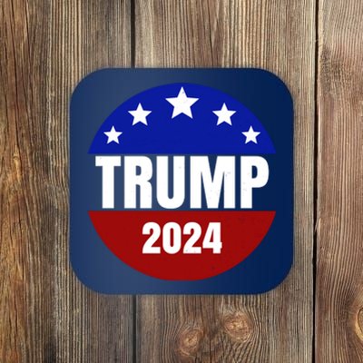 Trump 2024 Star Logo Coaster