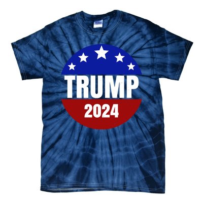 Trump 2024 Star Logo Tie-Dye T-Shirt