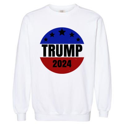 Trump 2024 Star Logo Garment-Dyed Sweatshirt