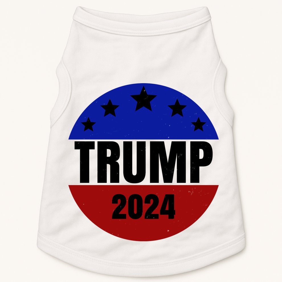 Trump 2024 Star Logo Doggie Tank