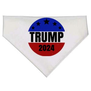 Trump 2024 Star Logo USA-Made Doggie Bandana