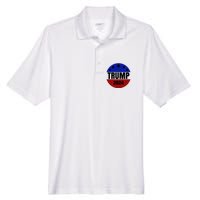 Trump 2024 Star Logo Men's Origin Performance Pique Polo