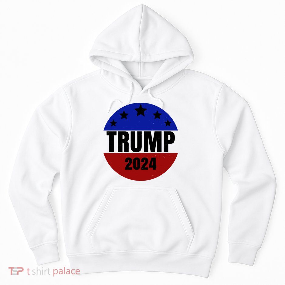 Trump 2024 Star Logo Hoodie