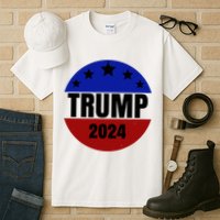 Trump 2024 Star Logo Tall T-Shirt