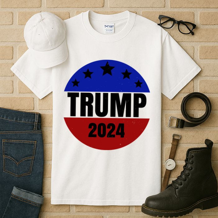 Trump 2024 Star Logo Tall T-Shirt