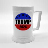 Trump 2024 Star Logo Beer Stein