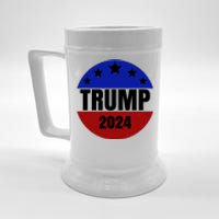 Trump 2024 Star Logo Beer Stein