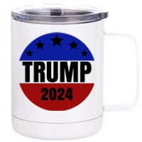 Trump 2024 Star Logo 12 oz Stainless Steel Tumbler Cup