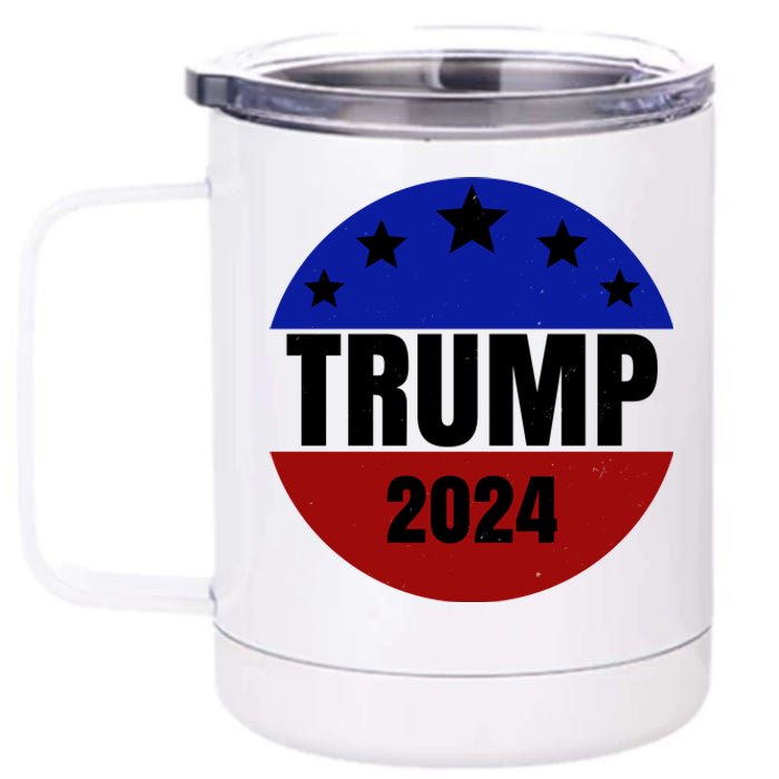 Trump 2024 Star Logo 12 oz Stainless Steel Tumbler Cup