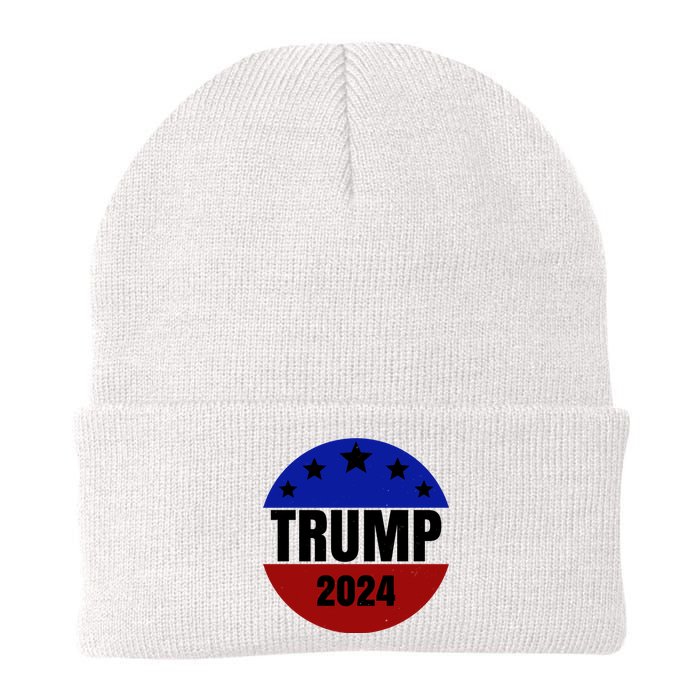 Trump 2024 Star Logo Knit Cap Winter Beanie