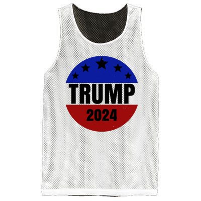 Trump 2024 Star Logo Mesh Reversible Basketball Jersey Tank