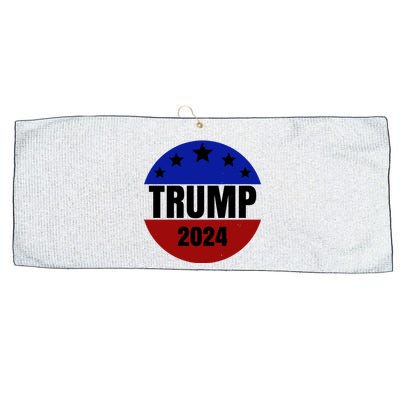 Trump 2024 Star Logo Large Microfiber Waffle Golf Towel