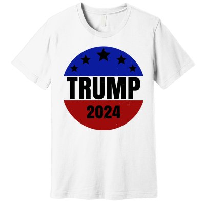 Trump 2024 Star Logo Premium T-Shirt