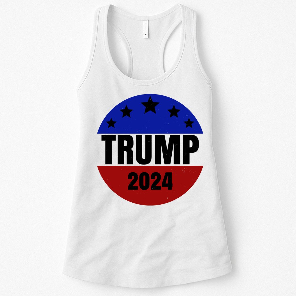 Trump 2024 Star Logo Womens Tank Top