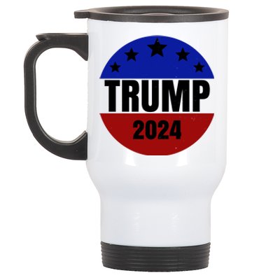 Trump 2024 Star Logo Stainless Steel Travel Mug