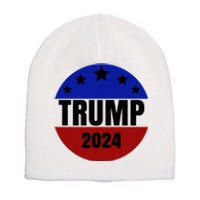 Trump 2024 Star Logo Short Acrylic Beanie