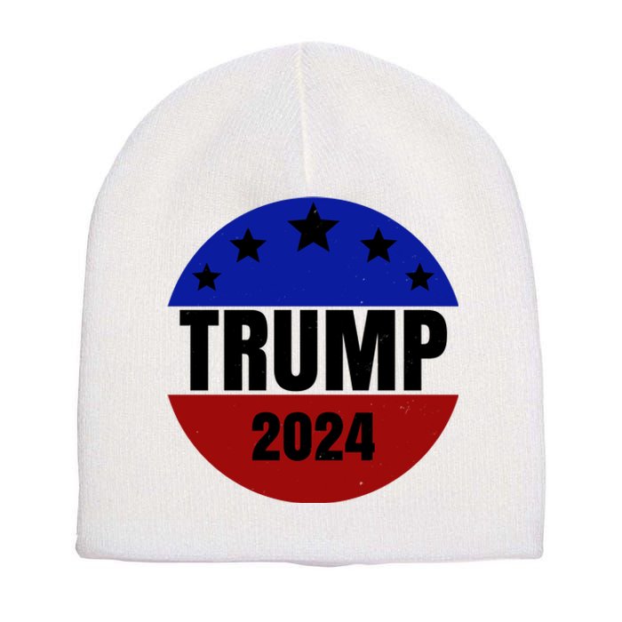 Trump 2024 Star Logo Short Acrylic Beanie