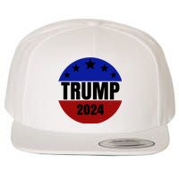 Trump 2024 Star Logo Wool Snapback Cap