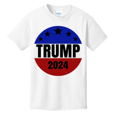 Trump 2024 Star Logo Kids T-Shirt