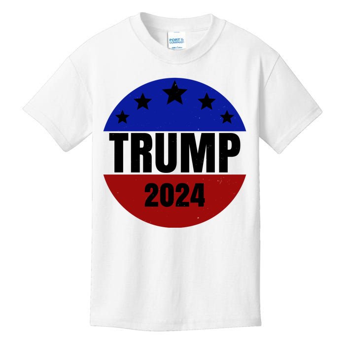 Trump 2024 Star Logo Kids T-Shirt