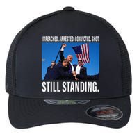 Trump 2024 Still Standing Flexfit Unipanel Trucker Cap