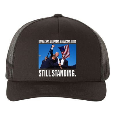 Trump 2024 Still Standing Yupoong Adult 5-Panel Trucker Hat