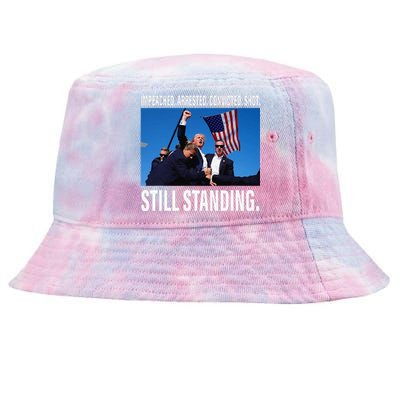 Trump 2024 Still Standing Tie-Dyed Bucket Hat