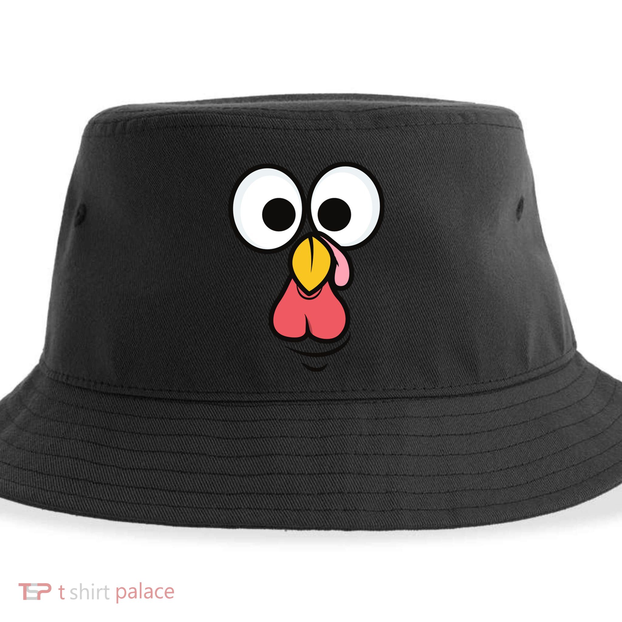 Thanksgiving 2019 Scary Turkey Face Gift Sustainable Bucket Hat