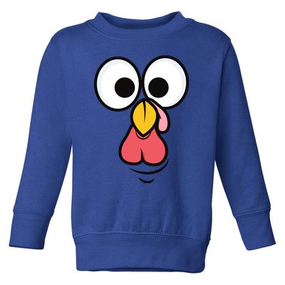 Thanksgiving 2019 Scary Turkey Face Gift Toddler Sweatshirt