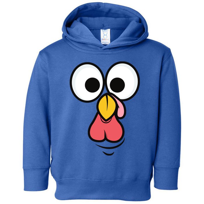 Thanksgiving 2019 Scary Turkey Face Gift Toddler Hoodie