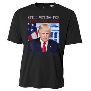 Trump 2024 Still Voting For Convicted Felon Cooling Performance Crew T-Shirt