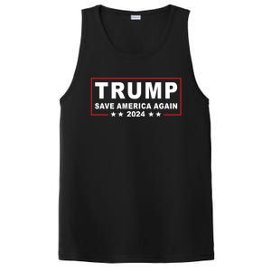 Trump 2024 Save America Again Trump Return 2024 Meaningful Gift PosiCharge Competitor Tank