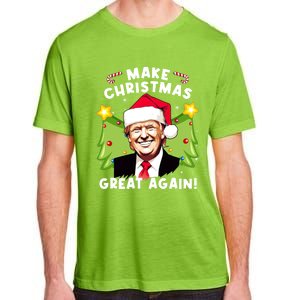 Trump 2024 Santa Hat Make Christmas Great Again Gift Adult ChromaSoft Performance T-Shirt