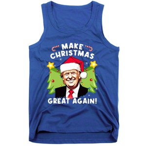 Trump 2024 Santa Hat Make Christmas Great Again Gift Tank Top