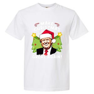 Trump 2024 Santa Hat Make Christmas Great Again Gift Garment-Dyed Heavyweight T-Shirt