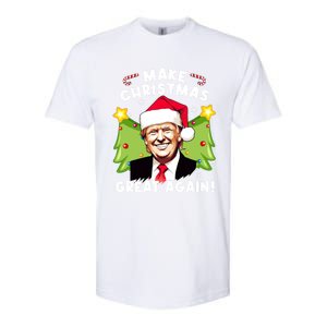 Trump 2024 Santa Hat Make Christmas Great Again Gift Softstyle CVC T-Shirt