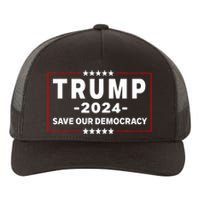 Trump 2024 Save Our Democracy Voting Political Design Yupoong Adult 5-Panel Trucker Hat